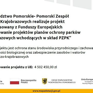 Zaproszenie do wzięcia udziału w  pierwszym spotkaniu konsultacyjnym dot. prac nad projektem planu ochrony dla  Kaszubskiego Parku Krajobrazowego grafika