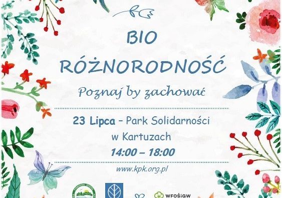 Grafika Bioróznorodność w Kartuzach - zapraszamy!!!!