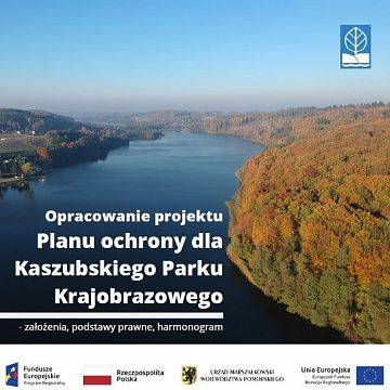 Opracowanie projektu planu ochrony Kaszubskiego Parku Krajobrazowego - broszura informacyjna grafika