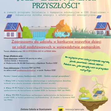 Rusza konkurs "OZE – Zalety energii przyszłości" grafika