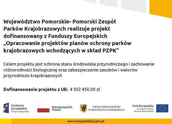 Zaproszenie do wzięcia udziału w  pierwszym spotkaniu konsultacyjnym dot. prac nad projektem planu ochrony dla  Kaszubskiego Parku Krajobrazowego grafika