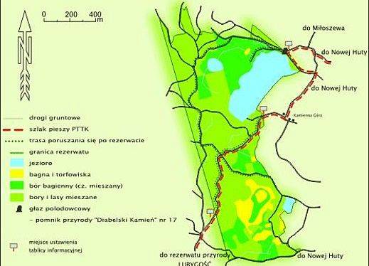 Mapa Żurawie Błota Grafika Żurawie Błota